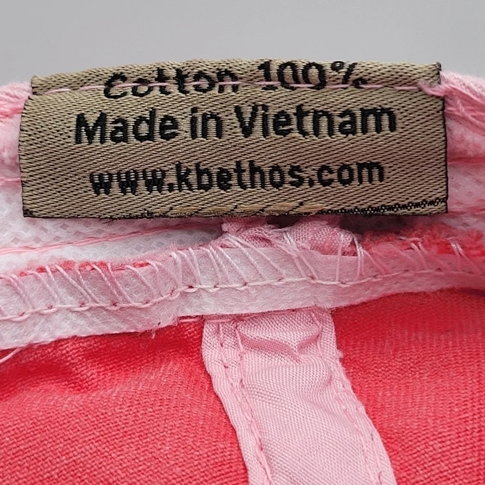 Distressed Pink Statement Ball Cap 